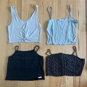 4 blue cute tops